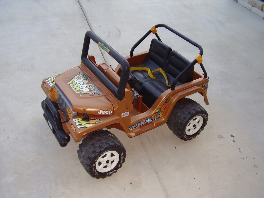 power wheels jeep hood